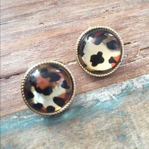 Cheetah Print Earrings